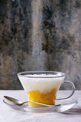 Tapioca dessert with mango