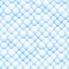 seamless background made of rounded blue cubes