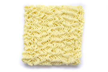 Isolated instant noodles