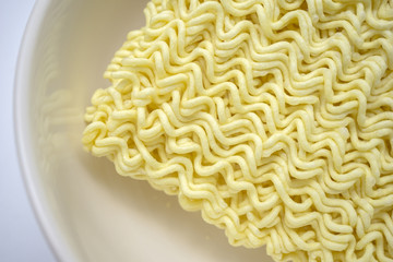 Isolated instant noodles