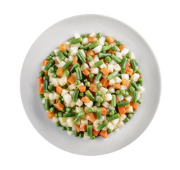 mixed chopped vegetables