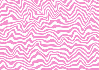 Pink abstract wavy background