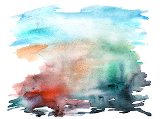 Watercolor spot, watercolor abstraction