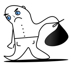 Ir a tirar la basura.