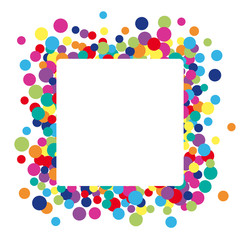 Colorful abstract dot background