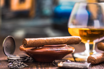 cuban cigar luxury concept