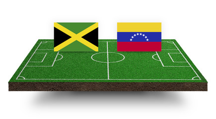 Fu&szlig;ball: Jamaika - Venezuela