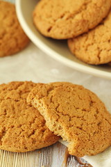 Oatmeal cookies on the table