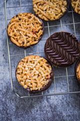 chocolate and nuts cakes from above