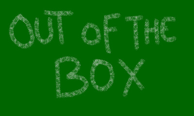 handwriting on a blackboard green and marked with chalk