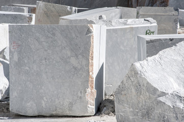 Cava di Marmo Bianco a Carrara, Italia
