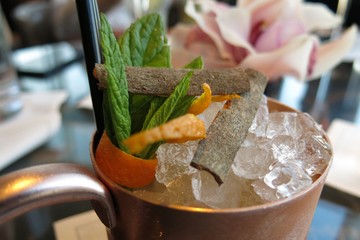 Scotch whisky whiskey cocktail copper mug