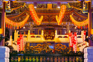 夜の横浜中華街