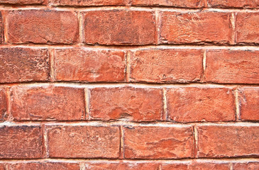 Obraz premium Old red brick wall texture