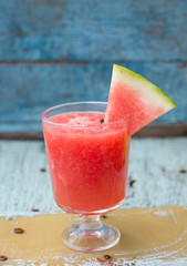 smoothie from a fresh juicy water-melon
