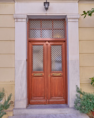 elegant house door, Athens Greece