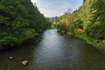 Fototapeta premium River in the valley