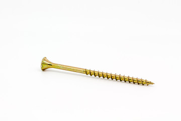 A gold screw