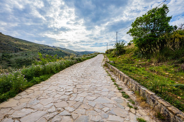 Sicilian Spring Hills Landscape