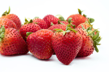 Strawberries on the floor.