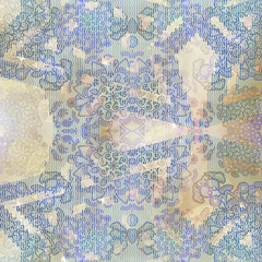 stylized stars Israeli pattern on patterned background