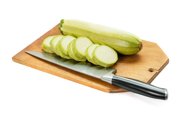 Fresh raw zucchini