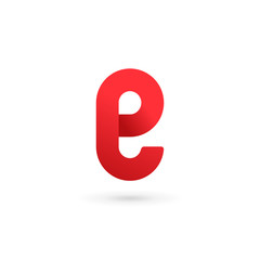 Letter E logo icon design template elements