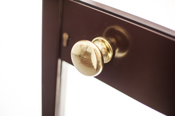 door with golden knob