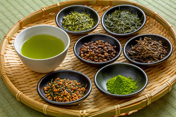 おいしい日本茶 Delicious Japanese green tea is various