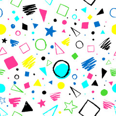 Geometric 1980s styled pattern