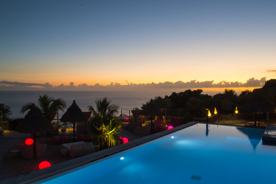 Piscine, hotel, ile de la r&eacute;union