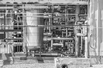 Chemical refinery plant