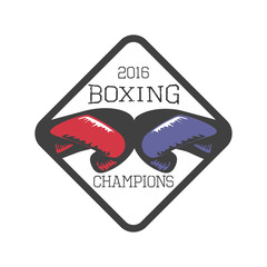 Boxing club vector logo
