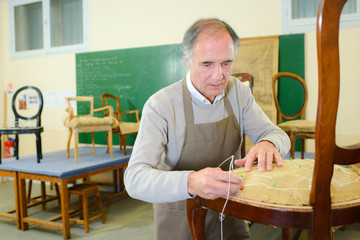 Antique repair workshop