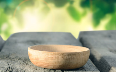 Wooden plate