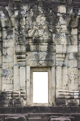 The Front of Phluang Sanctuary in Surin, public areas.