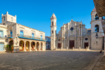 Fototapeta premium The Cathedral of Havana in Cuba