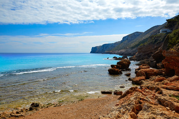 Denia Las rotas beach near Sant Antonio cape