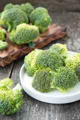 Fresh cabbage of broccoli
