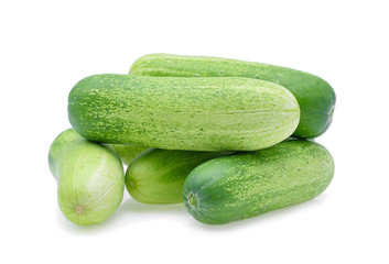Cucumber isolated on white background