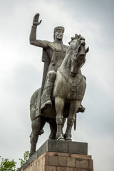 The statue of King Vakhtang Gorgasali in Tbilisi