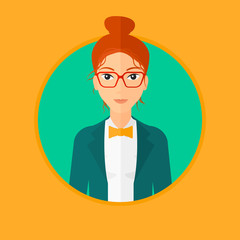 Confident young business woman.