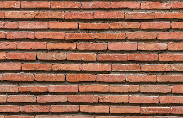 The texture of a brick wall.