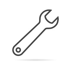 Wrench vector icon