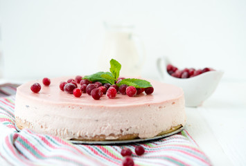 Cranberry cheesecake

