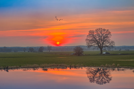 Sonnenuntergang bei Pred&ouml;hlsau