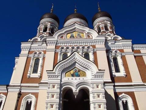 Tallinn Estonia Alexender Nevsky Cathedral Orthodox Cathedral