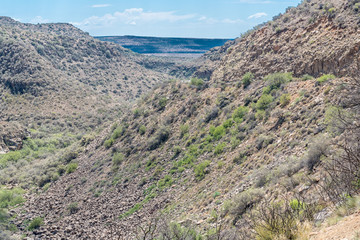 Fototapeta premium Mountain pass on the road between Venterstad and Steynsburg