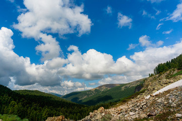 Naklejka premium Landscape view in respublic Altay