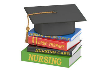 Nursing education concept, 3D rendering
